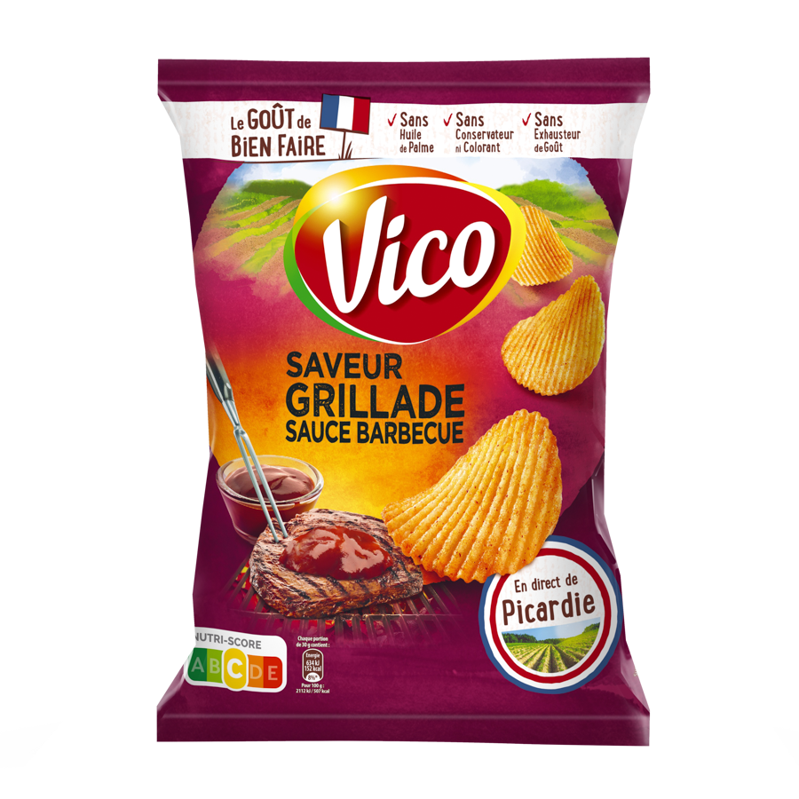 Vico Chips, Gilled Barbeque Sauce (France)