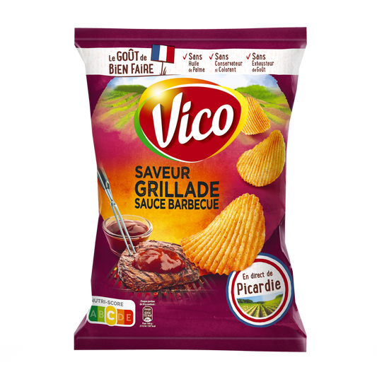 Vico Chips, Gilled Barbeque Sauce (France)