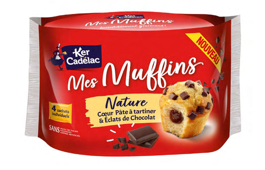 Ker Cadelac Plain Muffin, Chocolate chips (France)