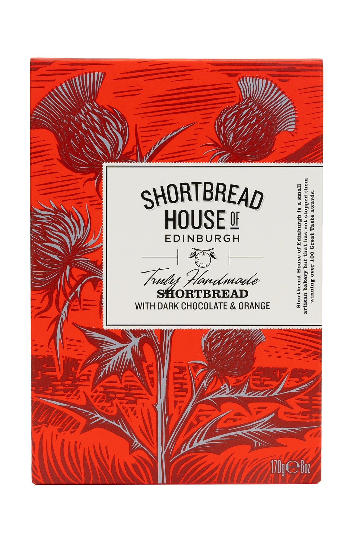 Shortbread Fingers Box - Dark Chocolate Chip & Orange