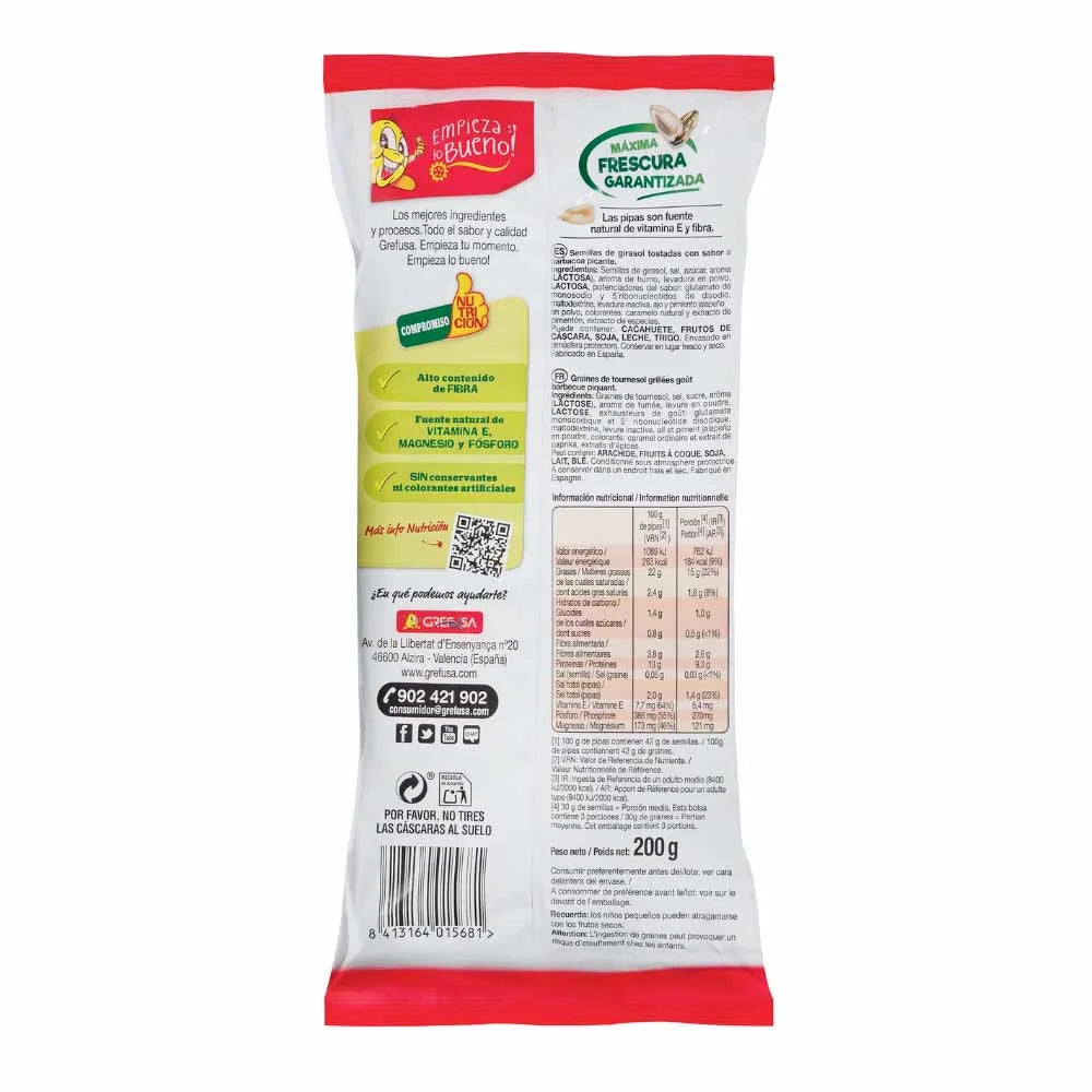 Grefusa PipasTijuana, BBQ (Spain)
