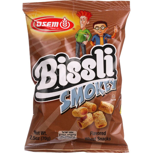 Osem Bissli Wheat Snack Smokey, 2.5 oz (Israel)