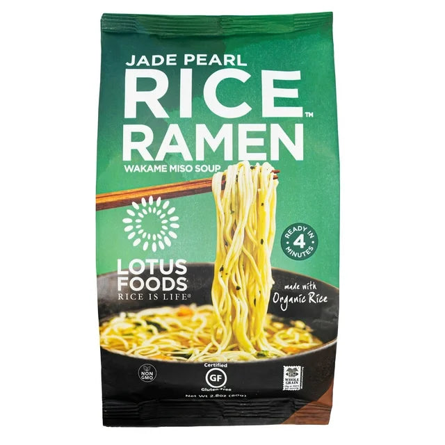 Lotus Foods Organic Jade Rice Ramen With Miso Soup, 2.8 oz (China)