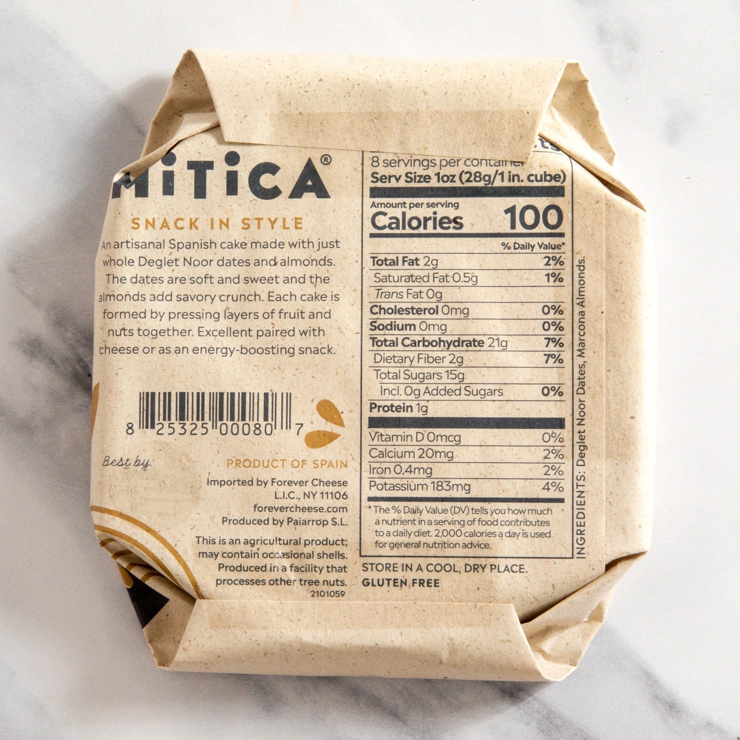 Mitica Date Cakes, Spanish Cake and Almonds (Spain)