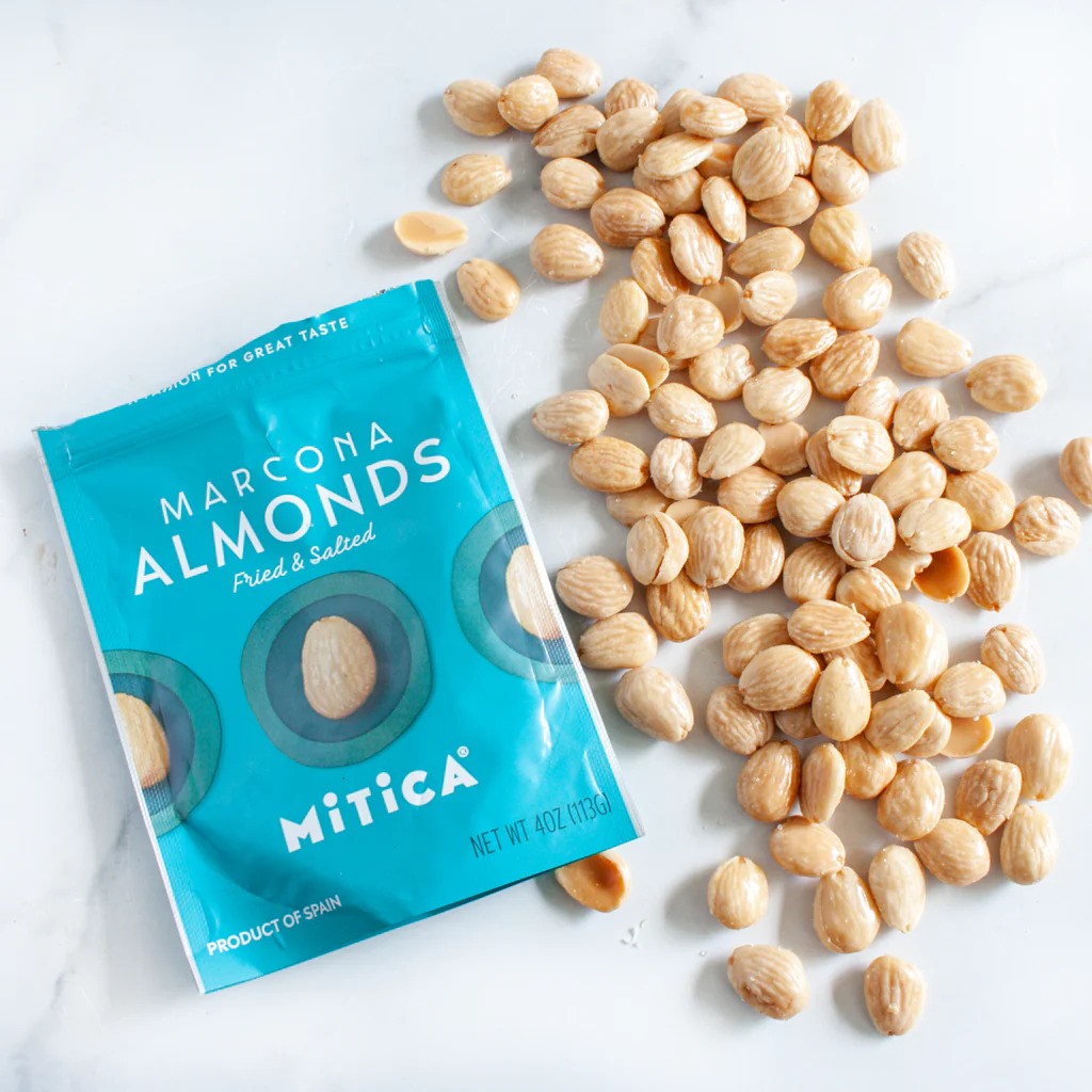 Mitica Almonds, Fried and Salted Marcona (Spain)