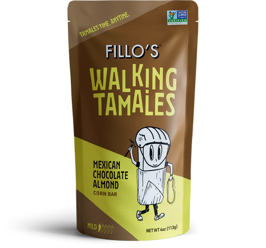 FILLO'S Walking Tamales Mexican Chocolate Almond, 113g (Mexico)