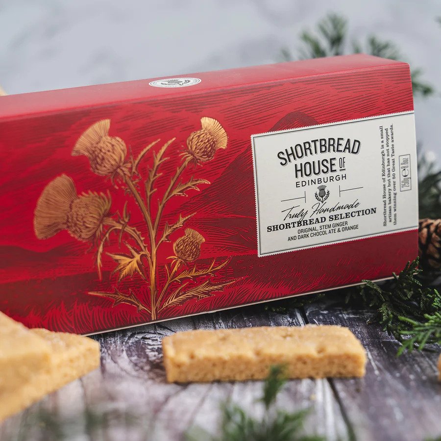 Shortbread Fingers Selection Box - Original, Stem Ginger & Chocolate Orange
