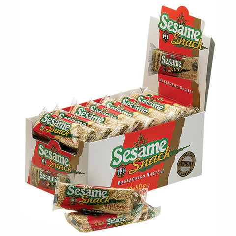 Haitoglou Sesame Snacks - 1.8oz Bars x 30 pack (Greece)