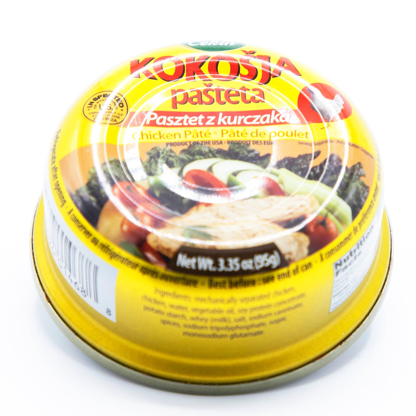 Cekin Chicken Pate - 3.4oz Cans x 48 Pack (Croatia)