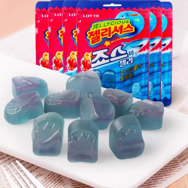 Lotte Jellycious, Orange & Strawberry (Korea)