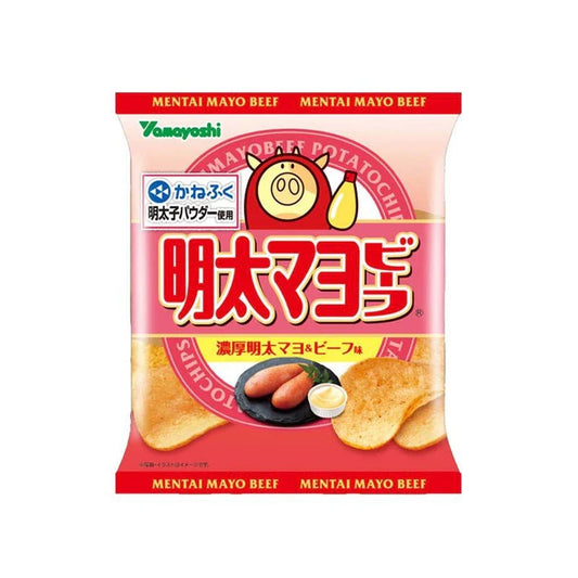 Yamayoshi Potato Chips, Mentai Mayo Beef (Japan)