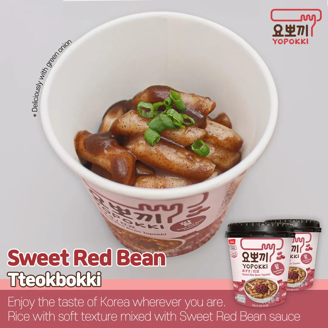 Yopokki Tteokbokki Cup, Red Bean (Korea)