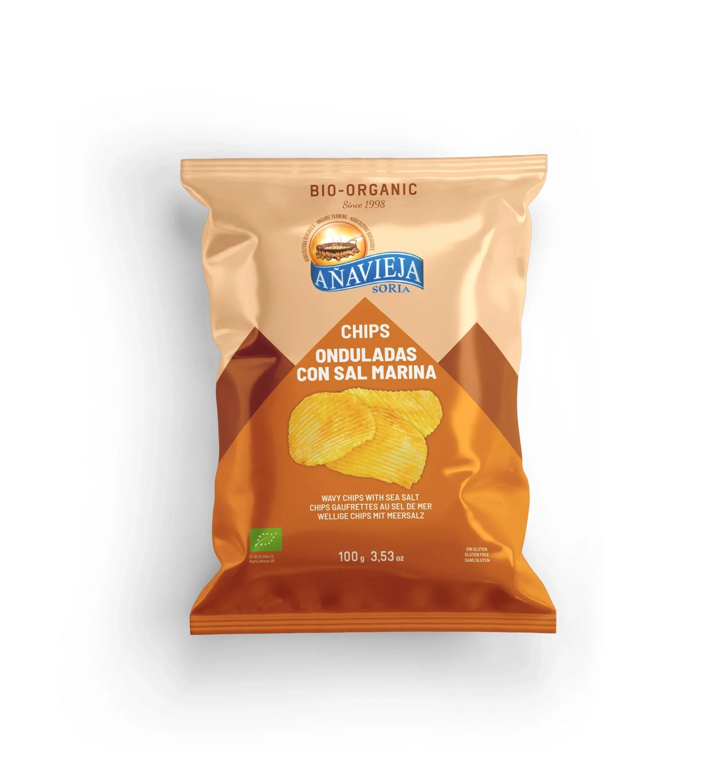 Añavieja Potato Chips, Sunflower oil (Wavy) (Spain)