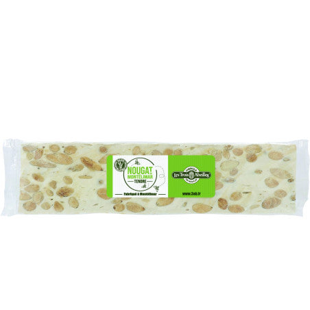Trois Abeilles Soft Nougat Bar, Almond flavored (France)