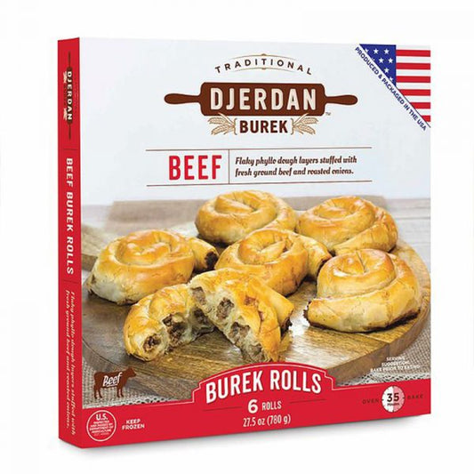 Djerdan Burek Beef Rolls - 27.5oz Boxes x 8 pack (Bosnia)