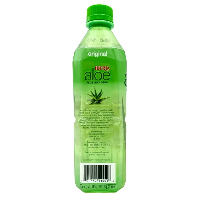 Iberia Original Aloe Vera Drink, 16.9 oz (Taiwan)