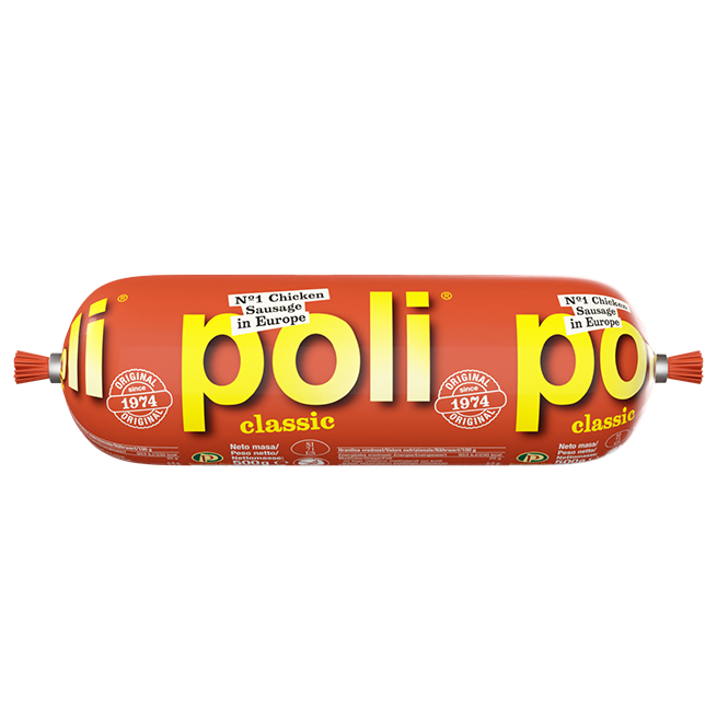 Poli Chicken Bologna - 1lb Roll x 20 pack (Slovenia)