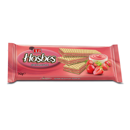 Eti  Hosbes, Strawberry cream wafer (Turkey)
