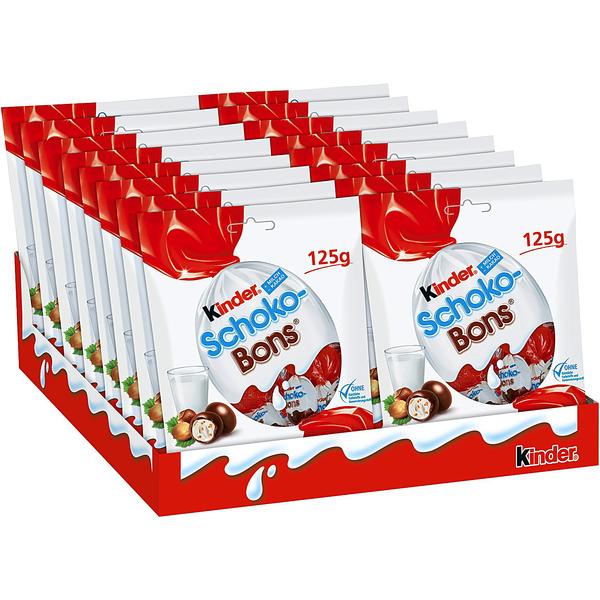 Ferrero Kinder Schokobons, 4.4oz Bags x 16 pack (Germany)