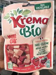 Krema Mini Cub, Red Fruit Flavored candy (France)