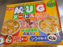Nissin Mug Noodle, Seafood Flavored (Japan)