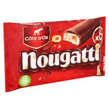 Cote D'or Nougatti, Milk Chocolate & Nougat Bars (France)
