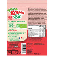 Krema Mini Cub, Red Fruit Flavored candy (France)