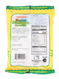 Eiwa Hello Kitty Marshmallows, Pineapple (Japan)