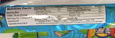 Jovy Fruit Roll, Green apple (Spain)