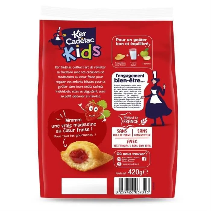 Ker Cadelac Madeleine, Strawberry flavored (France)