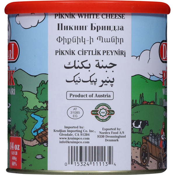 Dairyland Piknik White Cheese - 14.1oz Cans x 6 pack (Turkey)