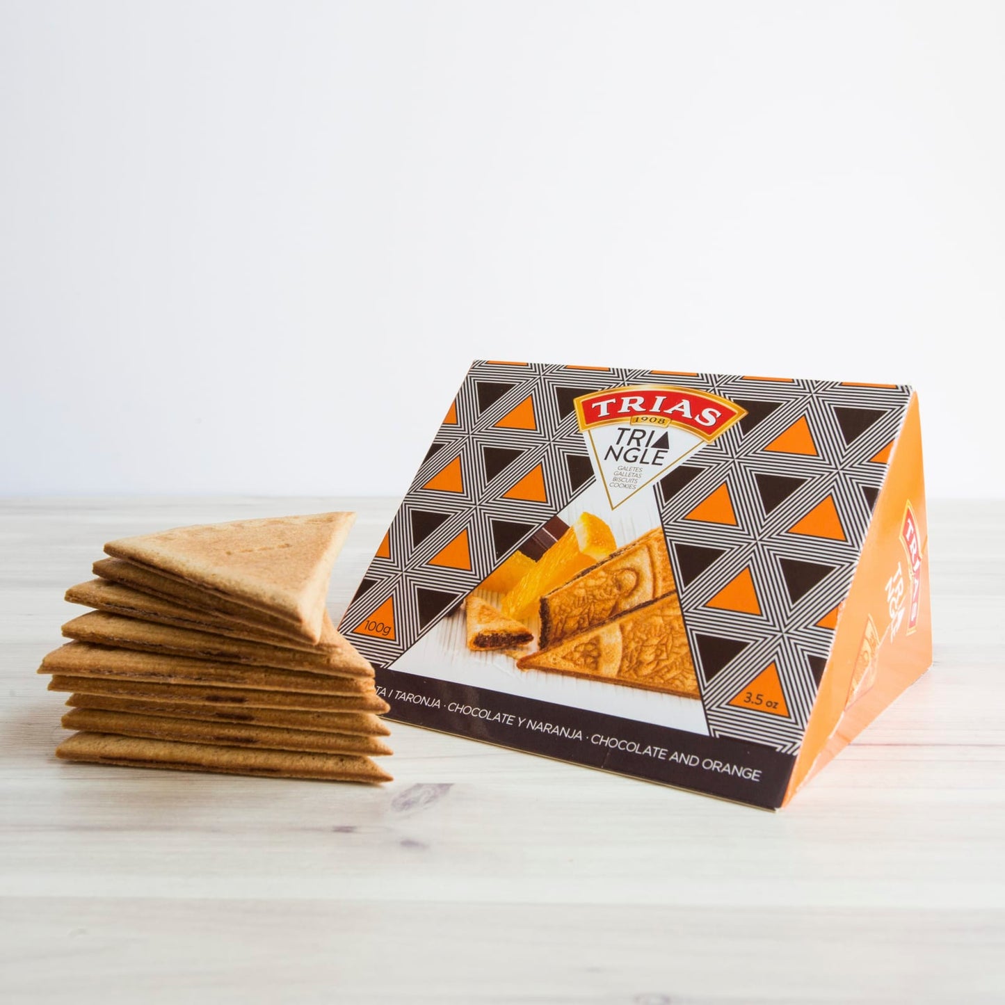 Trais Triangles Cookies, Orange & Chocolate (Spain)
