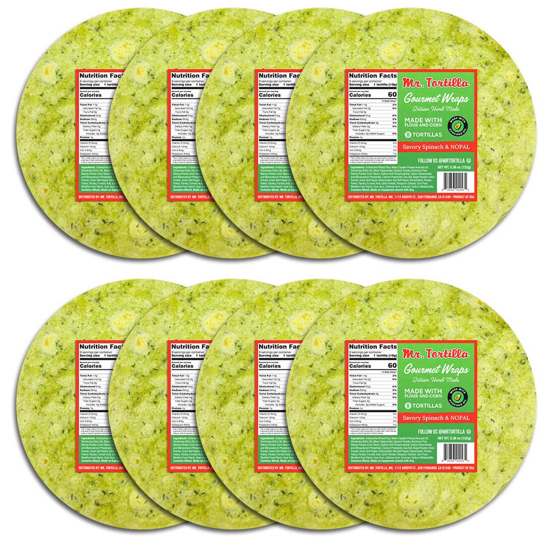 Mr. Tortilla Gourmet Wrap - Artisan Flour Tortillas