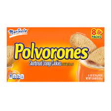 Marinela Polvorones Orange shortbread cookies