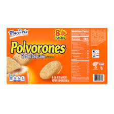 Marinela Polvorones Orange shortbread cookies