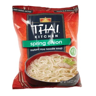 Thai Kitchen Spring Onion Instant Rice Noodle Soup, 1.6 oz (Thailand)