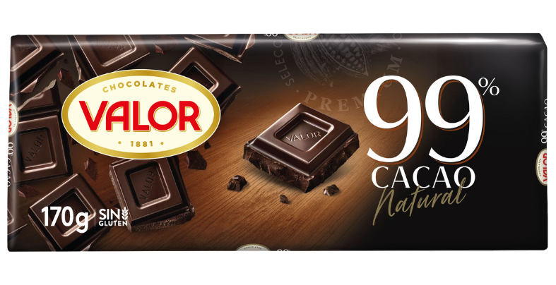 Valor Chocolates, Traditional 99% (Spain)