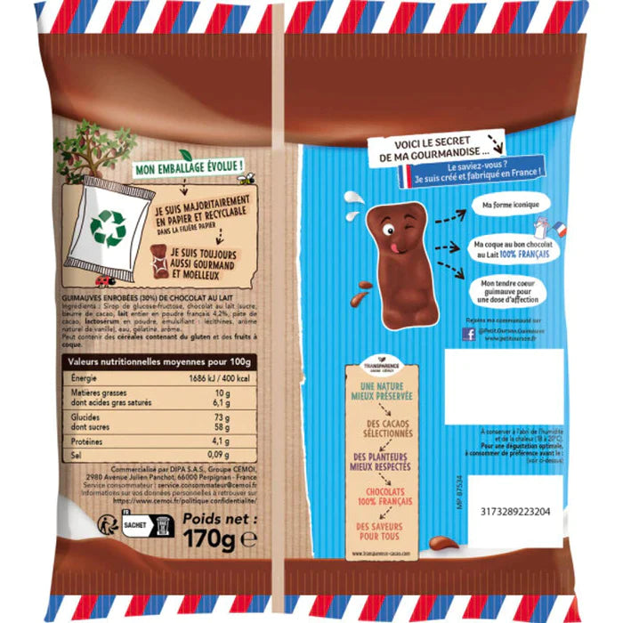 Cémoi Ourson Marshmallow, Chocolate (France)