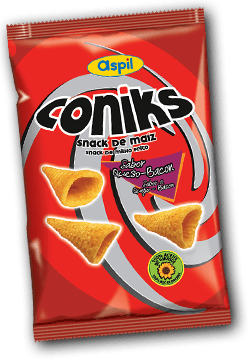 Aspil Coniks, Fried corn with cheese & bacon flavor (Spain)