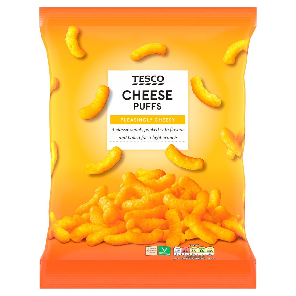 Tesco Cheese Puffs, Cheese (France)