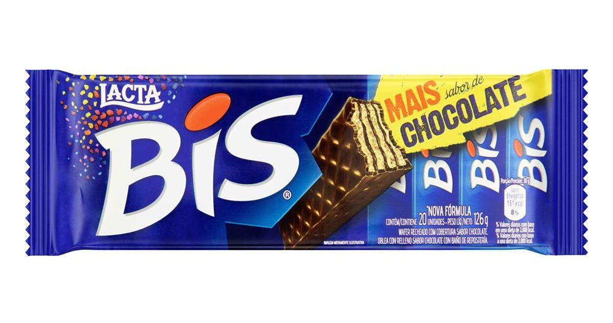 Lacta Bis Chocolate Caixa , Chocolate Wafer (Brazil)