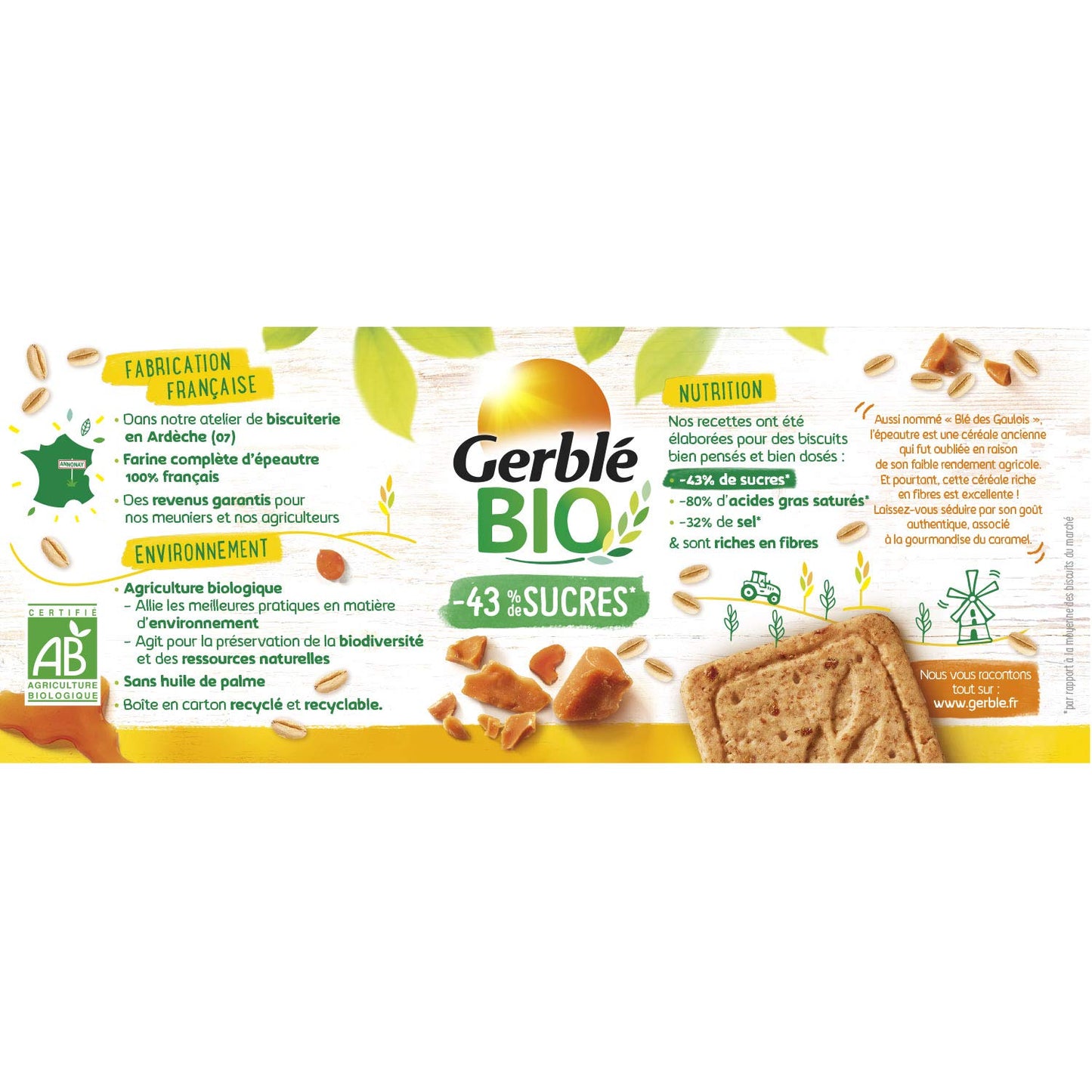 Gerblé BIO Biscuit, Graines (France)