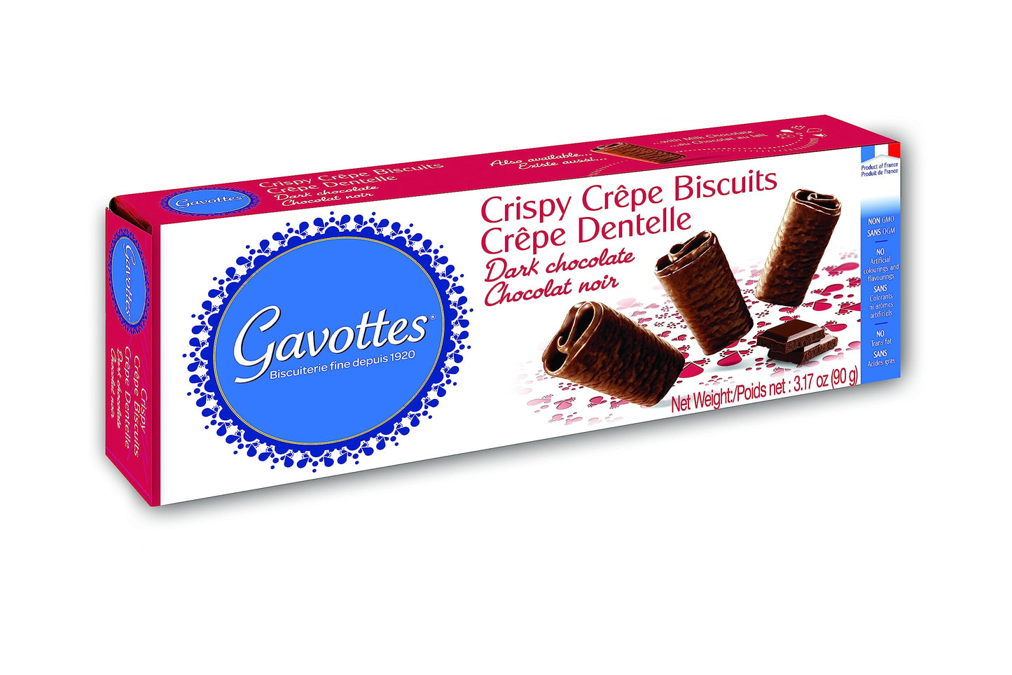 Gavottes Crepe Dentelle, Chocolate (France)