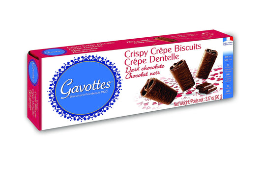 Gavottes Crepe Dentelle, Chocolate (France)