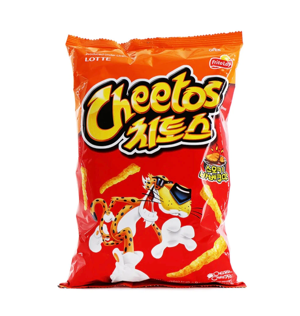 Lotte Cheetos, Smoky BBQ (Korea)