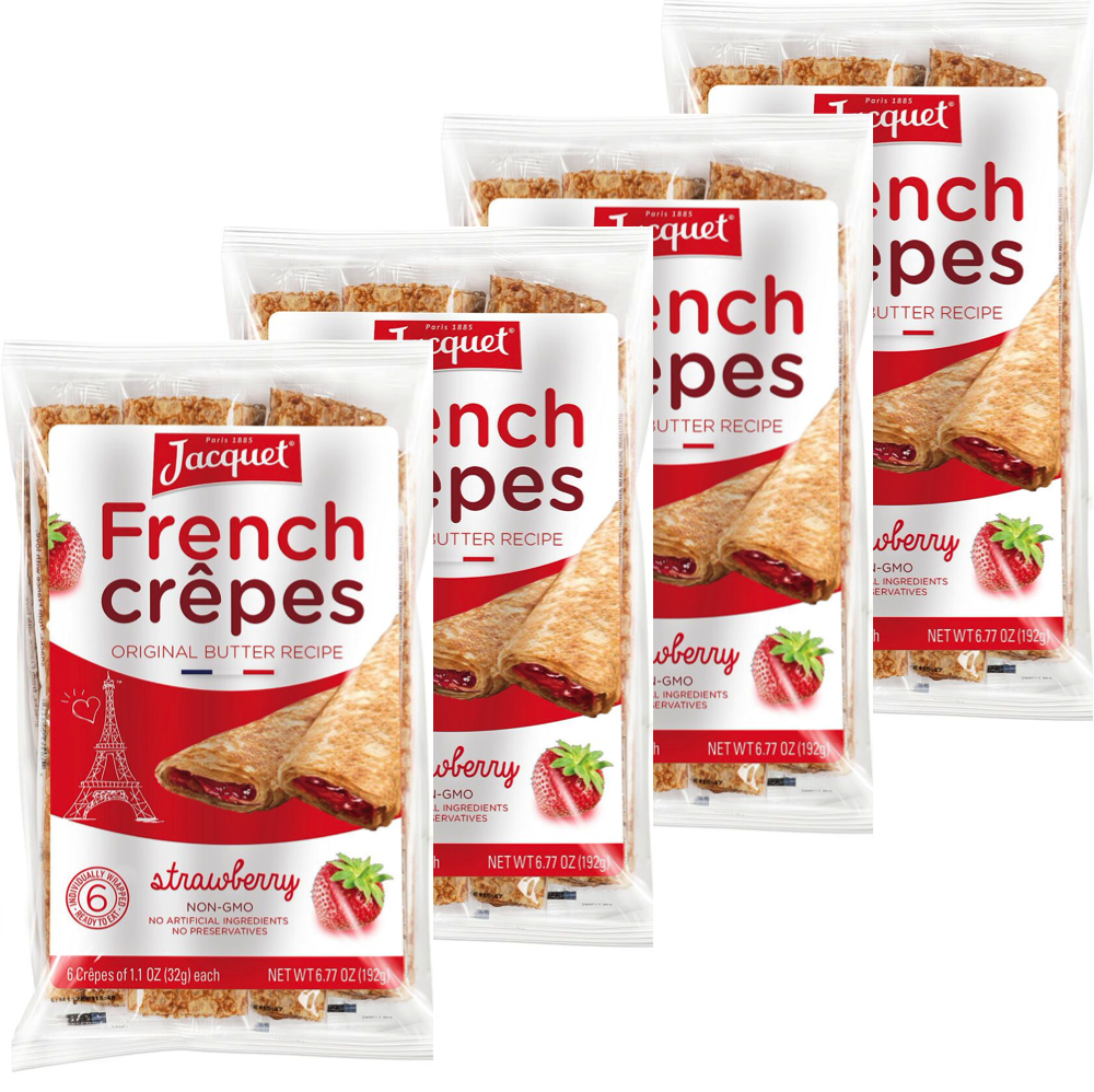 Strawberry Crepes (4 packs of 6)