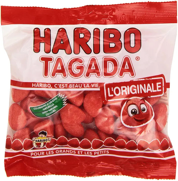 Haribo Tagada Candy, Strawberry (France)