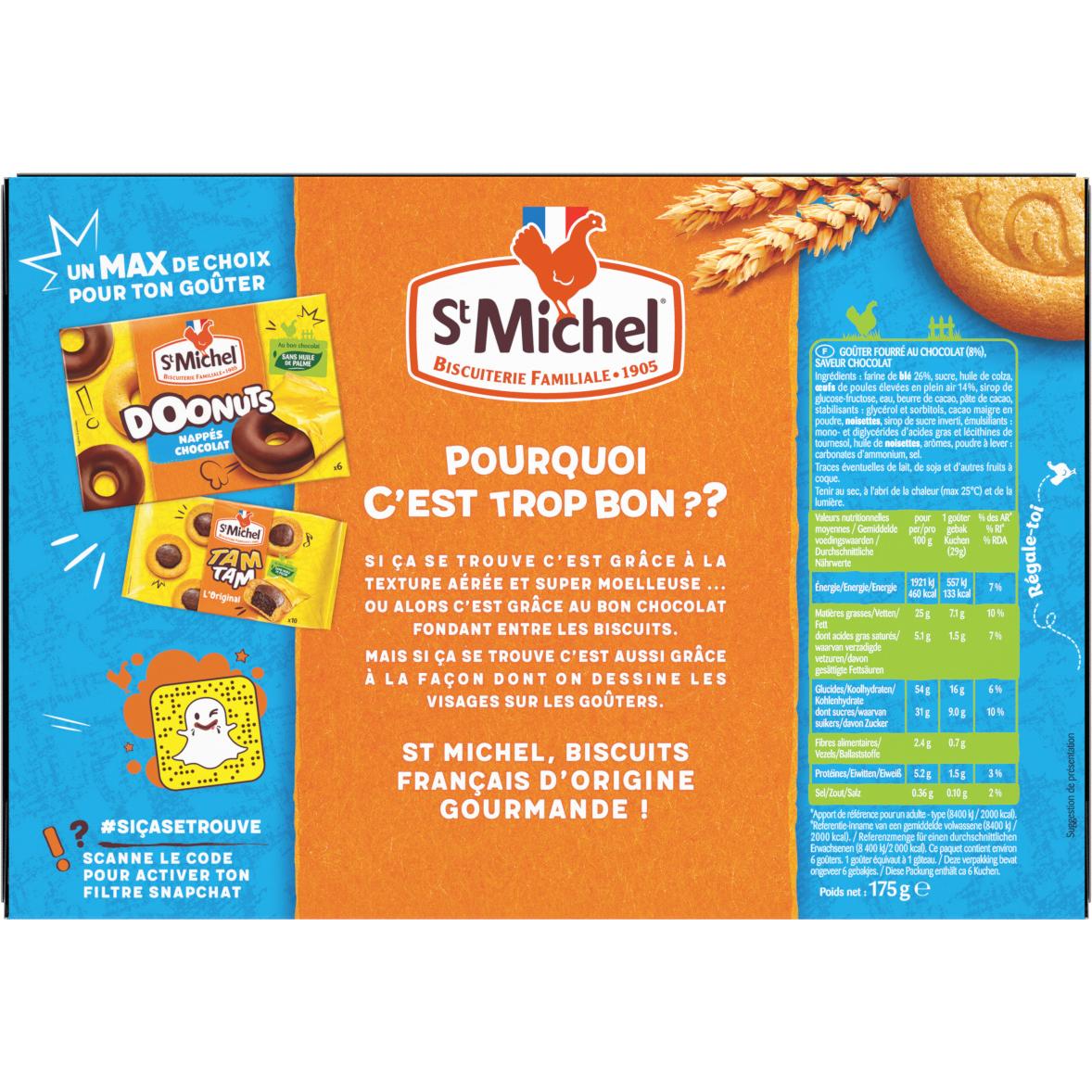 St Michel Tronches de cake , Chocolate (France)