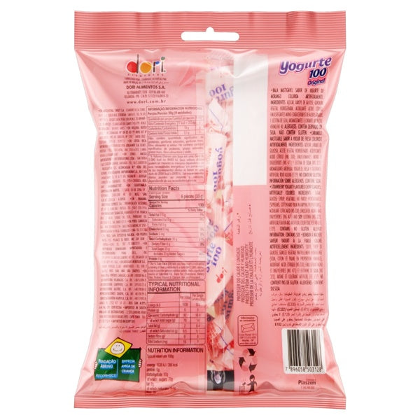 Dori Bala Yogurte Yogurt candy, strawberry (Brazil)