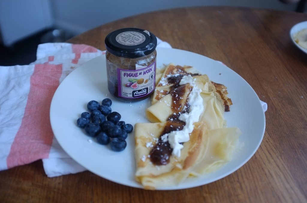 Classic French Crêpes with Jam